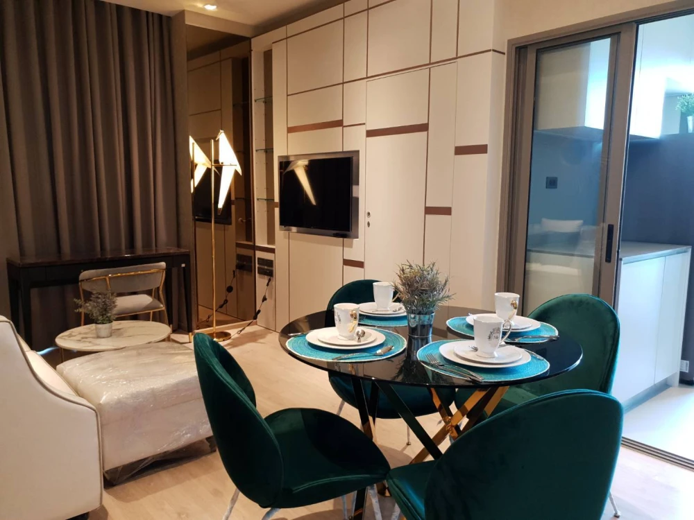 For rent!! Condo Whizdom Station Ratchada-Tha Phra, 24th floor, beautiful room, complete amenities, don't miss it!!