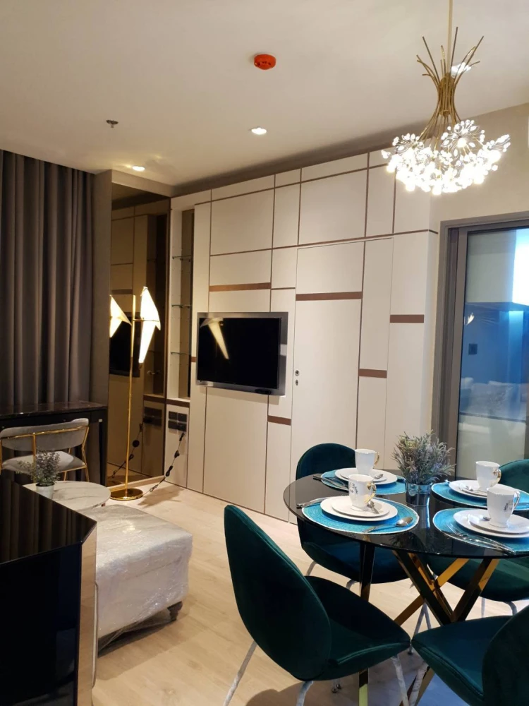 For rent!! Condo Whizdom Station Ratchada-Tha Phra, 24th floor, beautiful room, complete amenities, don't miss it!!