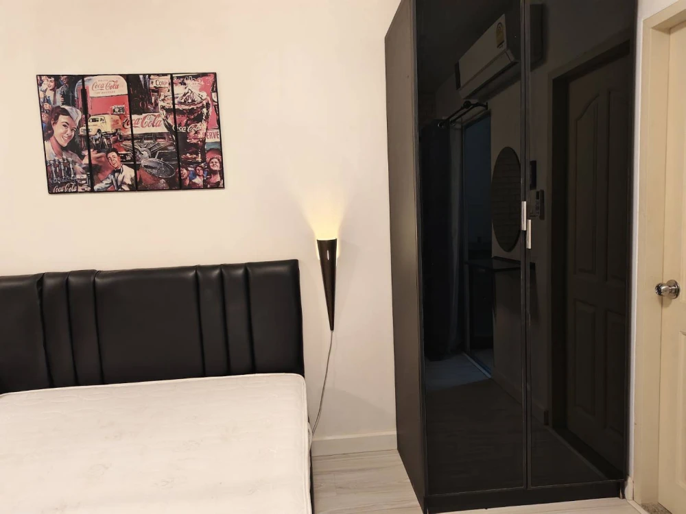 Condo for rent: Supalai City Resort Ratchada-Huai Khwang, decorated in a Loft + minimal style, reasonable price, book now.