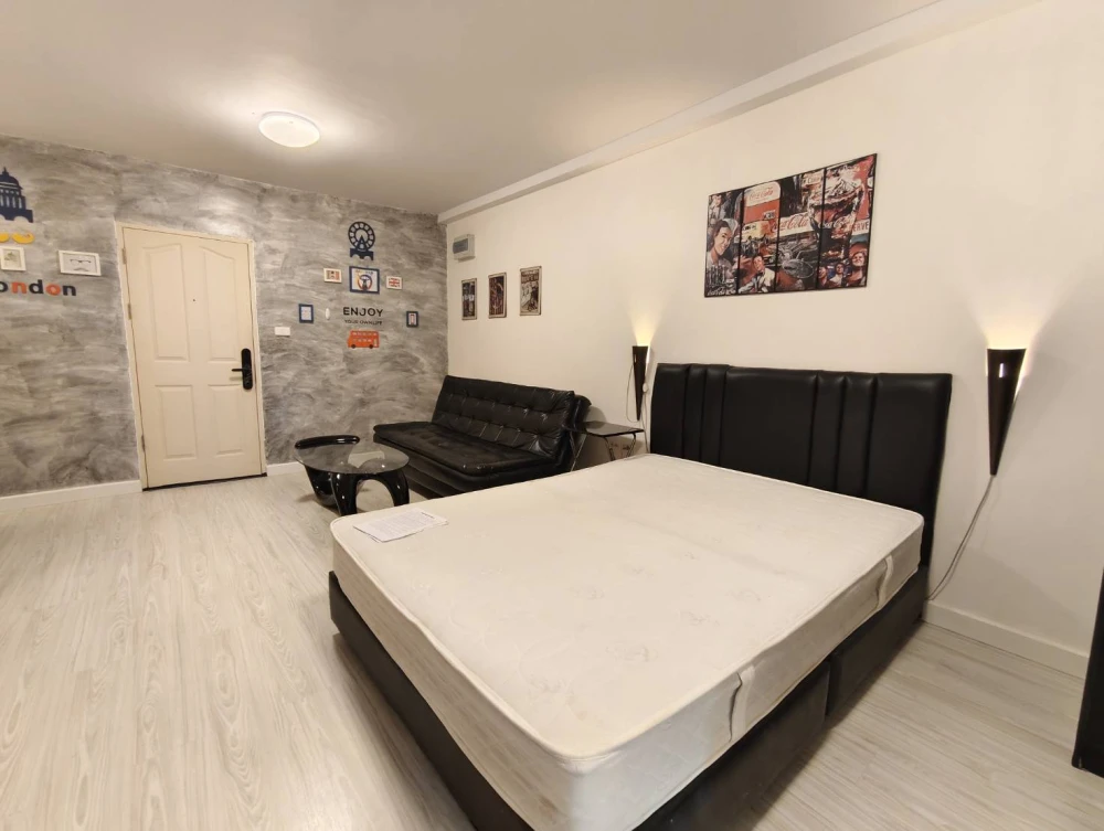 Condo for rent: Supalai City Resort Ratchada-Huai Khwang, decorated in a Loft + minimal style, reasonable price, book now.
