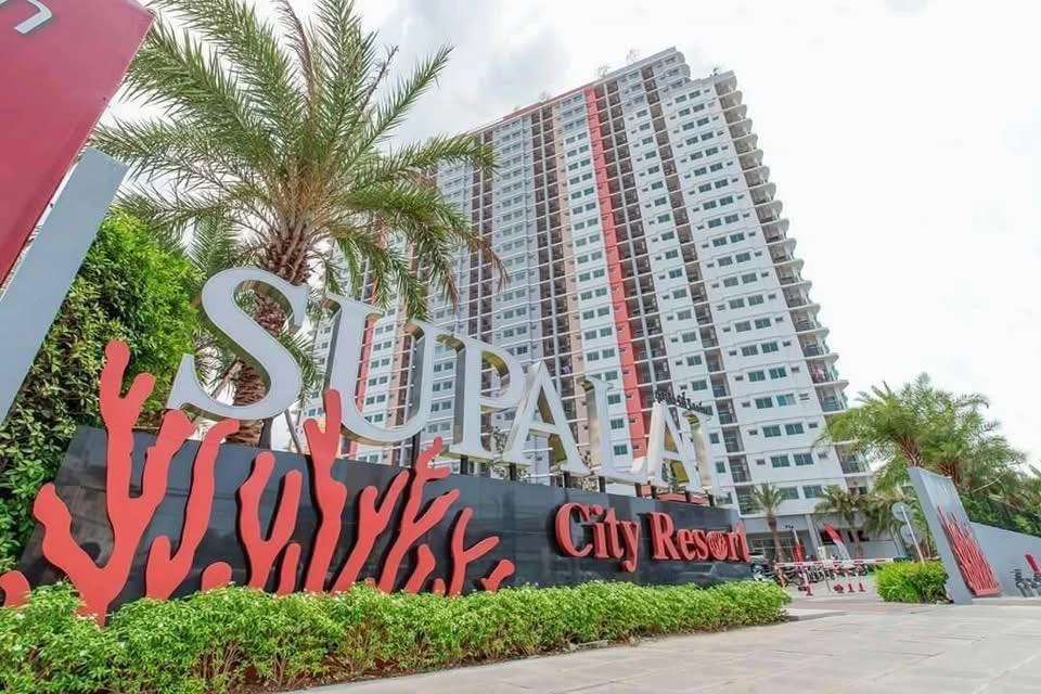 Condo for rent, Supalai City Resort, Chonburi, ready to move in, fully furnished, just bring your bags and come. Hurry and book before you miss out!!