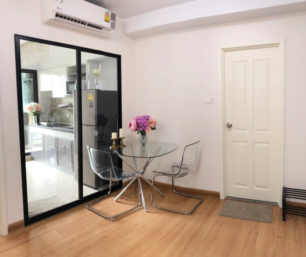 For rent!! Condo Supalai City Resort Bearing Station, 4th floor, fully furnished, ready to move in, don't miss it!!