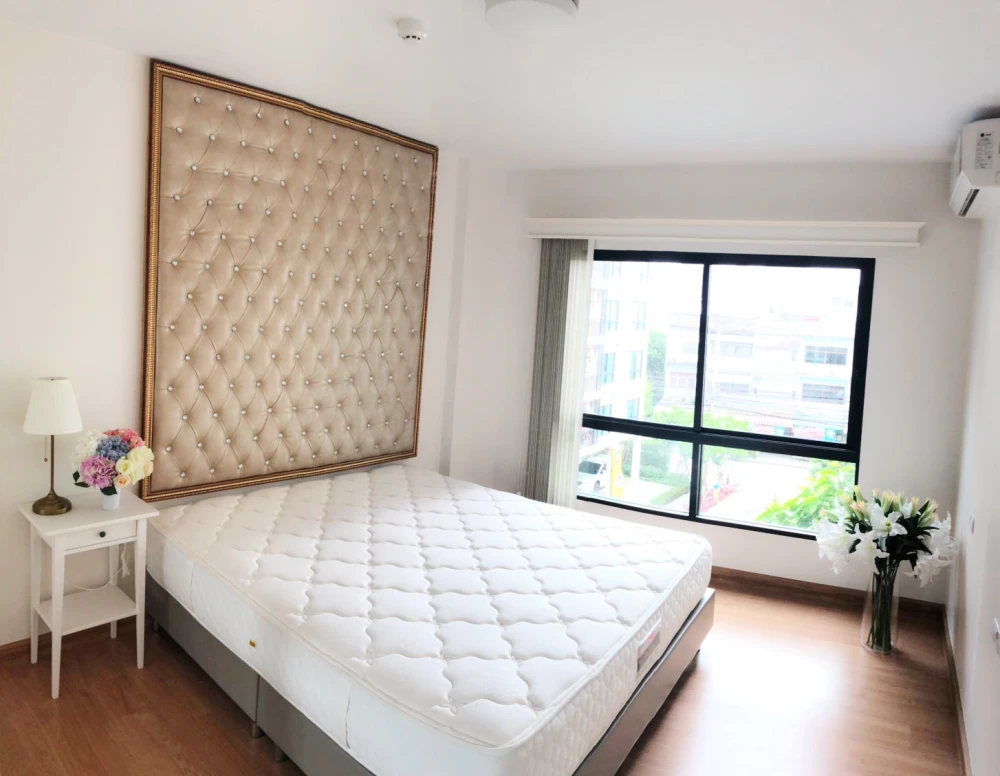 For rent!! Condo Supalai City Resort Bearing Station, 4th floor, fully furnished, ready to move in, don't miss it!!