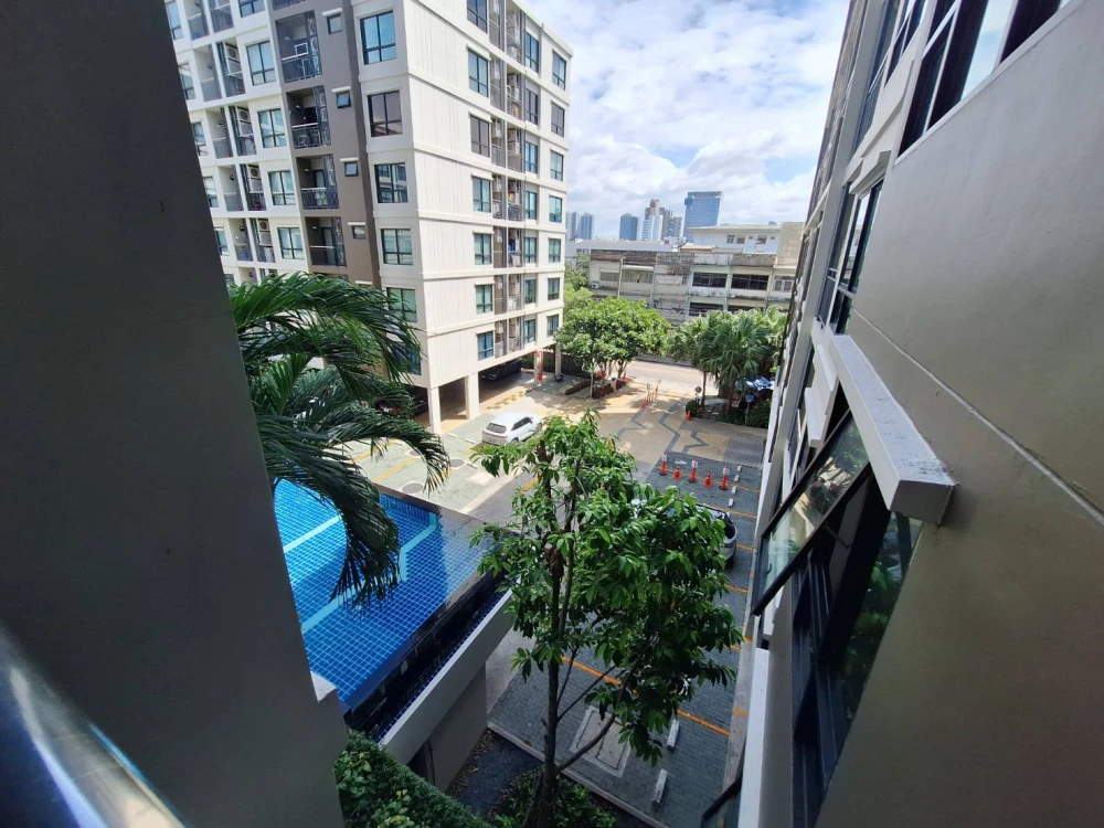 For rent!! Condo Supalai City Resort Bearing Station, 4th floor, fully furnished, ready to move in, don't miss it!!