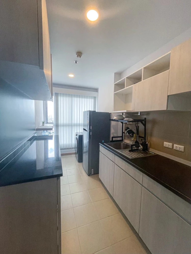 Condo for rent, Supalai Park Talat Phlu, high floor unit, ready to move in, fully furnished. Book now!