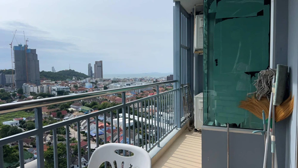 Condo for rent, Supalai Marey, South Pattaya, ready to move in, high floor, sea view, good like this, hurry and book now!!!