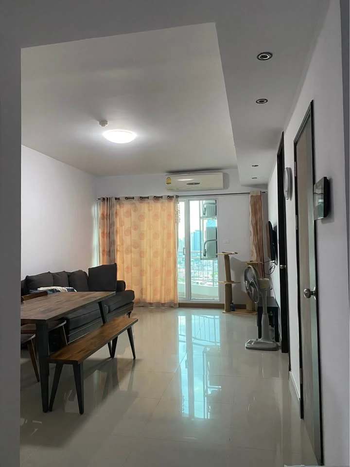 Condo for rent, Supalai River Resort, spacious room, 25th floor, Chao Phraya River view, come and reserve now, don't miss out.