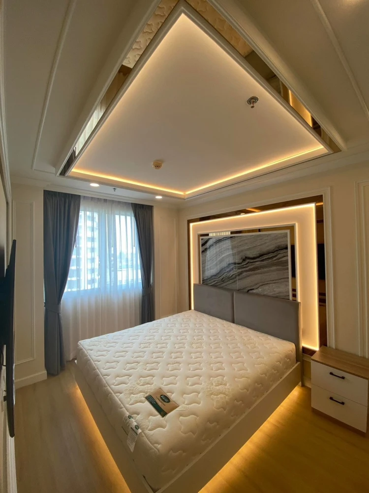 For rent!! Condo Supalai Wellington, 8th floor, Building 8, beautiful room, good location condo near MRT, hurry up and book now!!