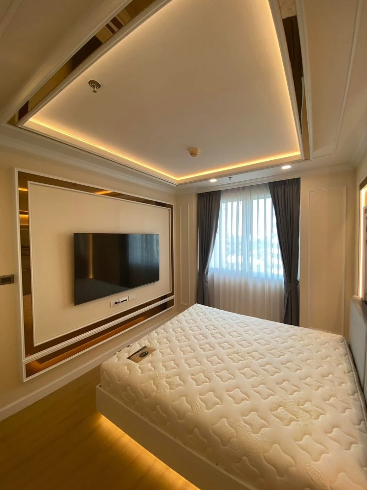 For rent!! Condo Supalai Wellington, 8th floor, Building 8, beautiful room, good location condo near MRT, hurry up and book now!!