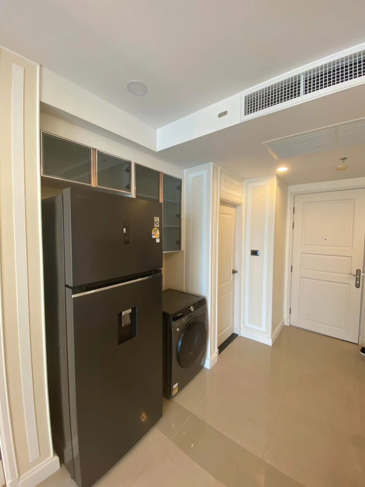 For rent!! Condo Supalai Wellington, 8th floor, Building 8, beautiful room, good location condo near MRT, hurry up and book now!!