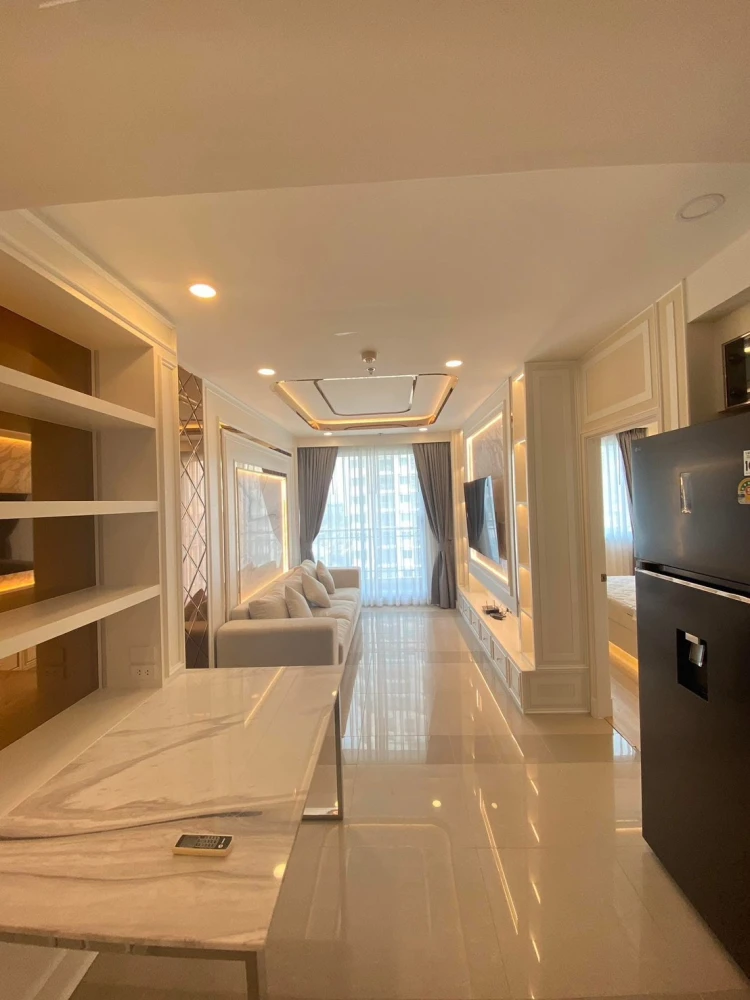 For rent!! Condo Supalai Wellington, 8th floor, Building 8, beautiful room, good location condo near MRT, hurry up and book now!!