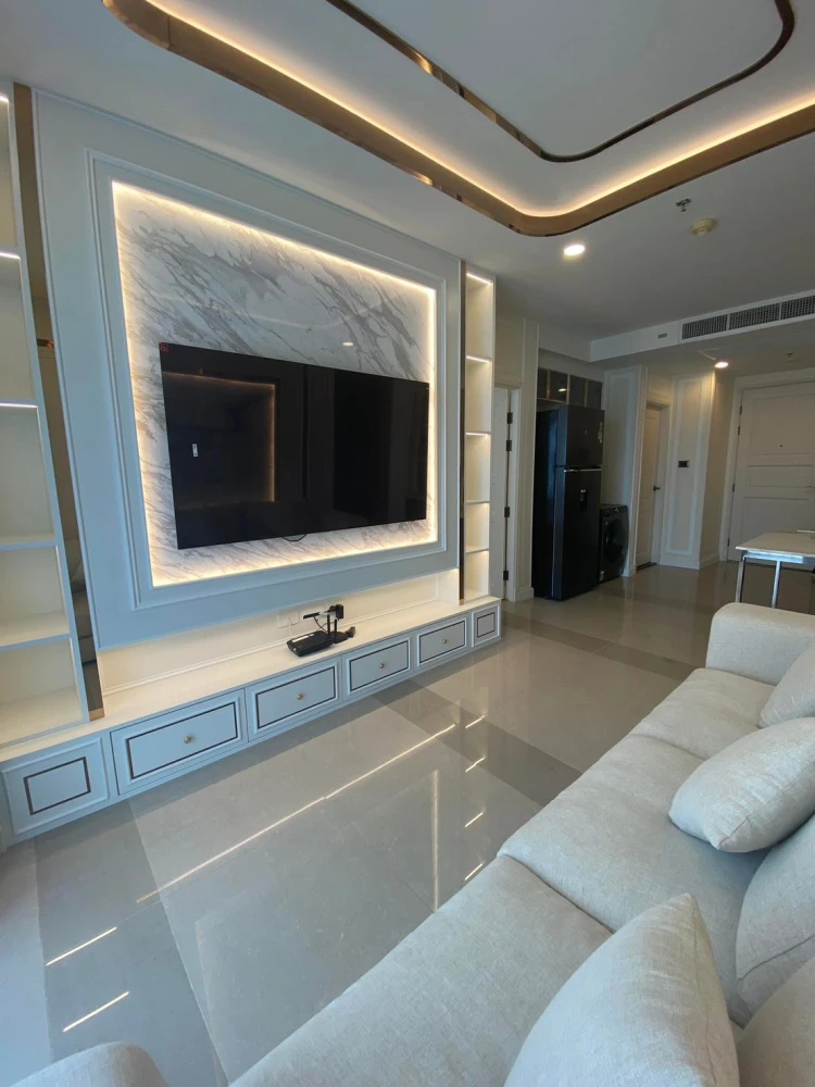 For rent!! Condo Supalai Wellington, 8th floor, Building 8, beautiful room, good location condo near MRT, hurry up and book now!!