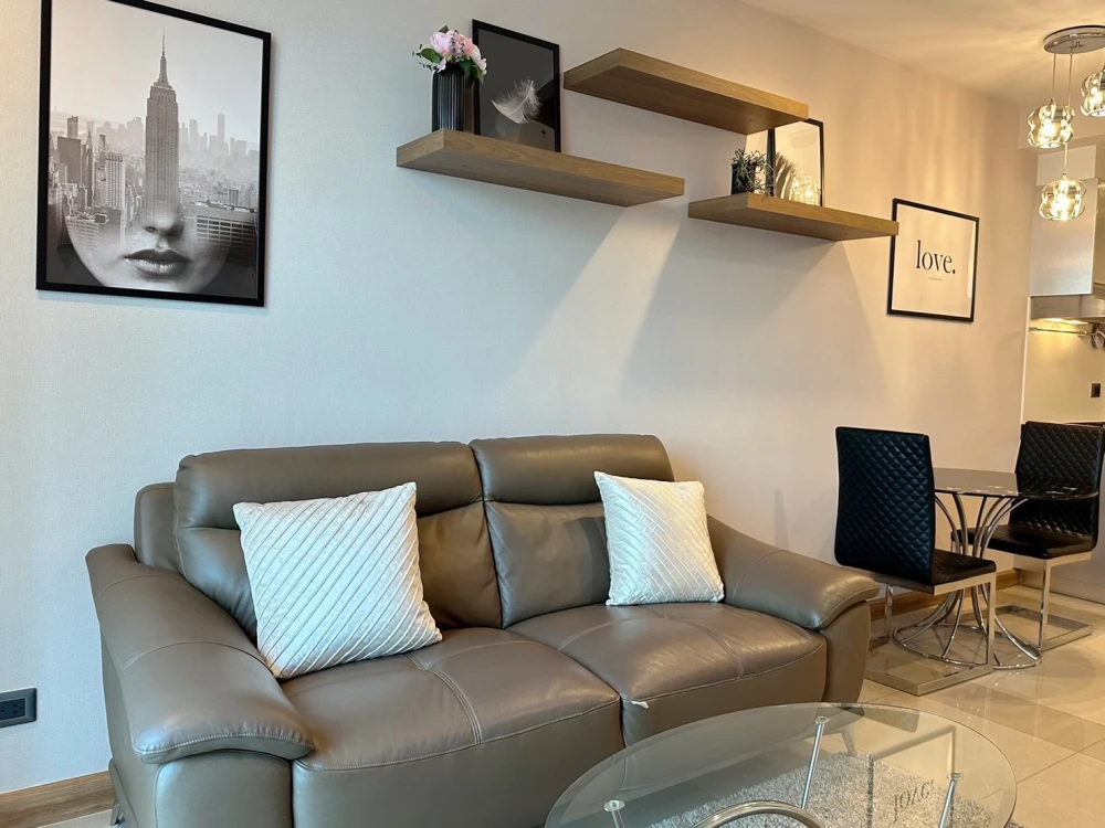 For rent!! Condo Supalai Wellington, 9th floor, Building F, swimming pool and city view, beautiful room, ready to move in, don't miss it!!