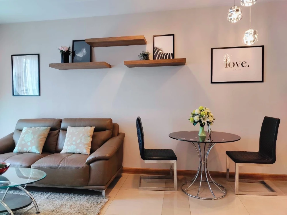 For rent!! Condo Supalai Wellington, 9th floor, Building F, swimming pool and city view, beautiful room, ready to move in, don't miss it!!
