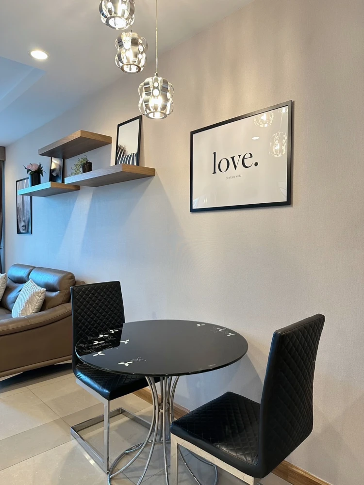 For rent!! Condo Supalai Wellington, 9th floor, Building F, swimming pool and city view, beautiful room, ready to move in, don't miss it!!