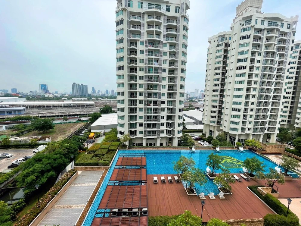 For rent!! Condo Supalai Wellington, 9th floor, Building F, swimming pool and city view, beautiful room, ready to move in, don't miss it!!