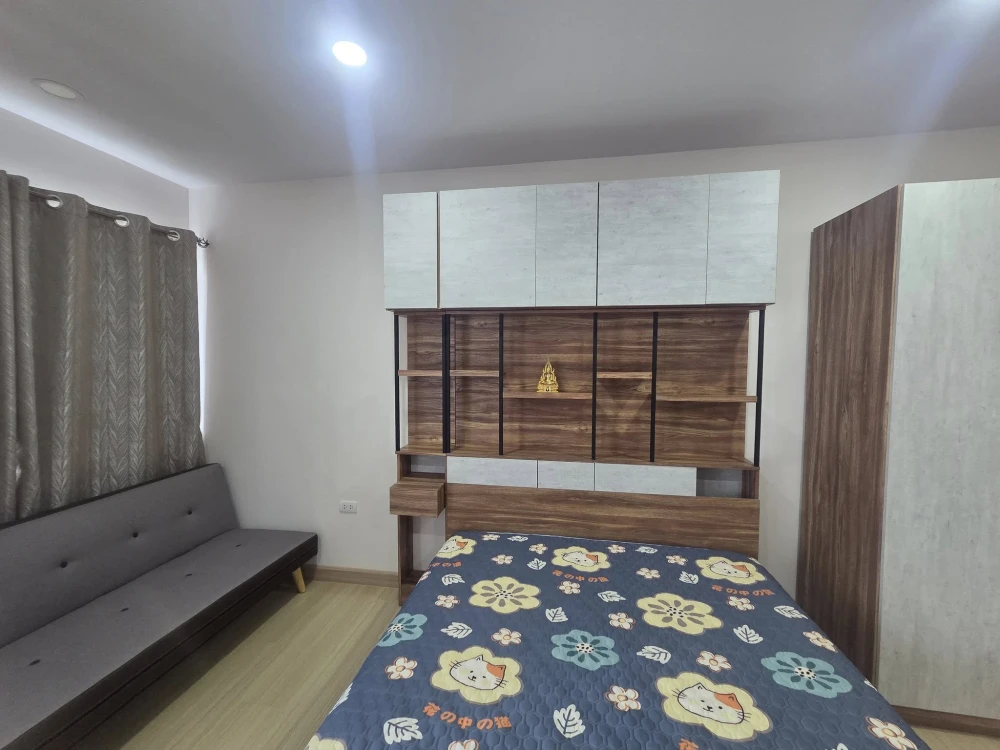 Condo for rent Supalai Veranda Ramkhamhaeng, new room, decorated Ready to move in, don't wait, hurry!!