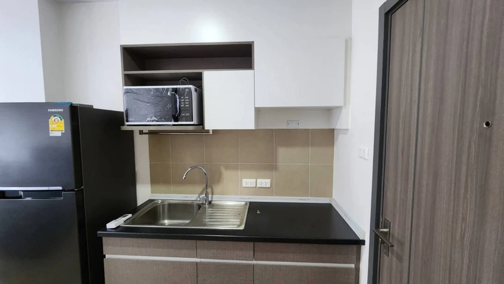 Condo for rent, Supalai Veranda, Phasi Charoen Station, east side, empty room, long balcony, reserve first, get in first.