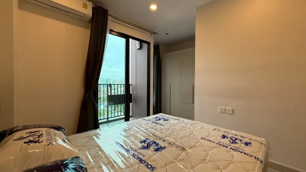 For rent!! Condo Supalai Lite Tha Phra - Wongwian Yai, 19th floor, beautiful room, convenient transportation, ready to move in, don't miss it!!