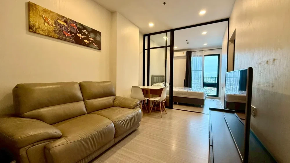 For rent!! Condo Supalai Lite Tha Phra - Wongwian Yai, 19th floor, beautiful room, convenient transportation, ready to move in, don't miss it!!
