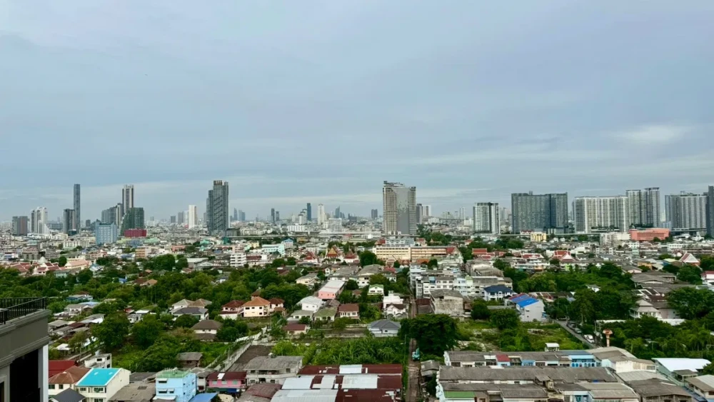 For rent!! Condo Supalai Lite Tha Phra - Wongwian Yai, 19th floor, beautiful room, convenient transportation, ready to move in, don't miss it!!