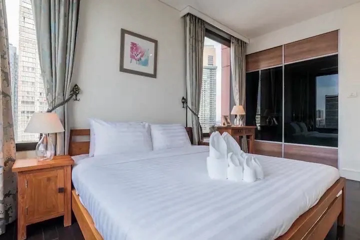 Condo for rent, Aguston Sukhumvit 22, luxury, near the BTS, convenient transportation, hurry up!!