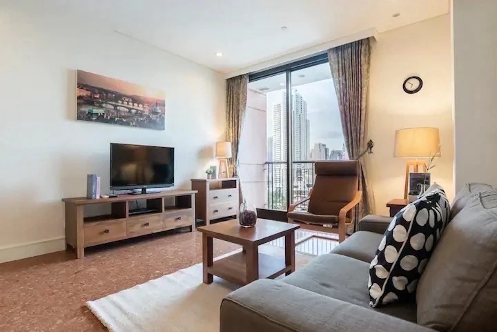 Condo for rent, Aguston Sukhumvit 22, luxury, near the BTS, convenient transportation, hurry up!!