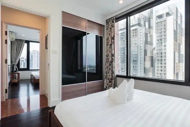 Condo for rent, Aguston Sukhumvit 22, luxury, near the BTS, convenient transportation, hurry up!!