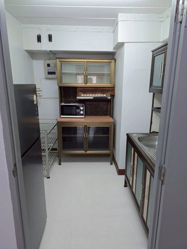 For rent!! Condo Origin Place Bangna, 2nd floor, Building A, elegantly decorated room, great price, ready to move in, hurry and reserve now!!