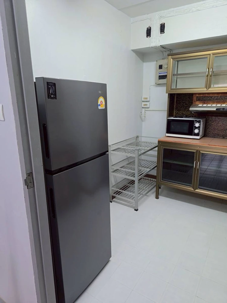 For rent!! Condo Origin Place Bangna, 2nd floor, Building A, elegantly decorated room, great price, ready to move in, hurry and reserve now!!