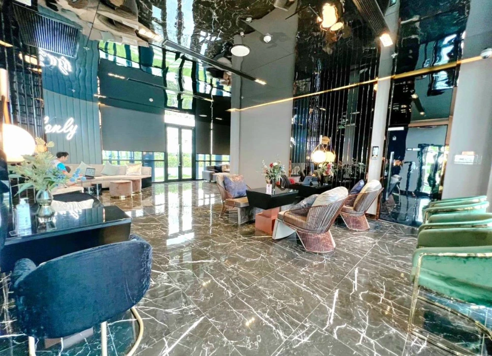 For rent!! Condo Altitude Unicorn Sathorn - Tha Phra, 27th floor, corner room, beautiful room, good location, complete facilities in one place!!