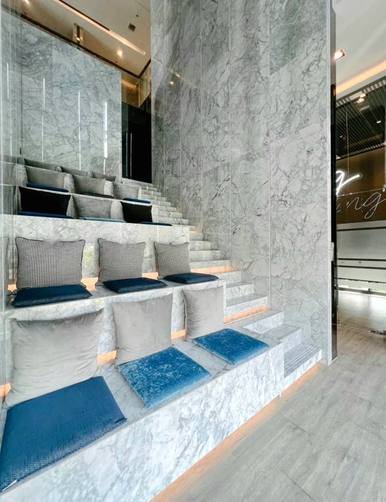 For rent!! Condo Altitude Unicorn Sathorn - Tha Phra, 27th floor, corner room, beautiful room, good location, complete facilities in one place!!
