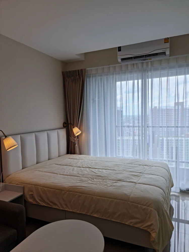 Condo for rent, Assakarn Place Srinakarin, 35th floor, city view, high floor, beautiful view, ready to move in. Book now!!