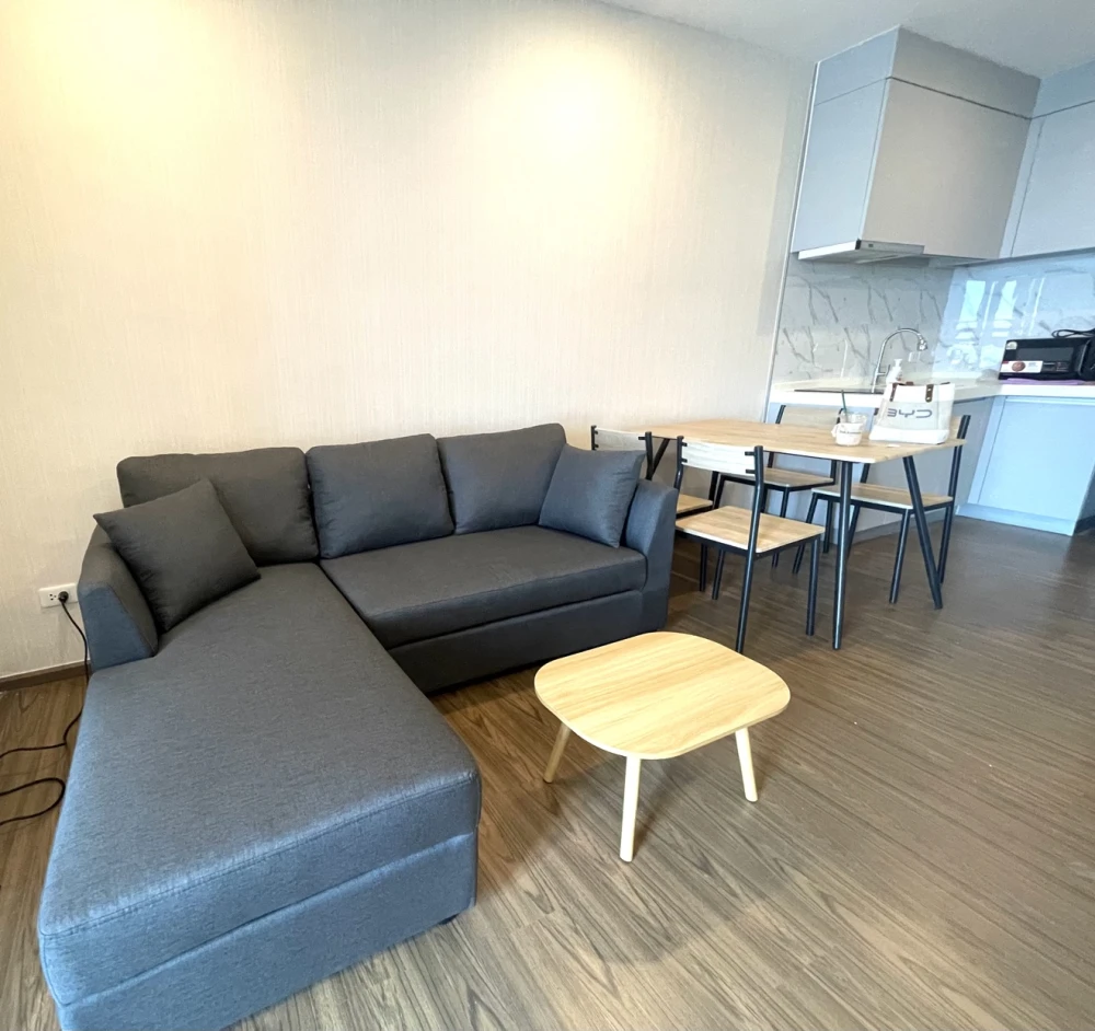 Condo for rent, Artisan Ratchada, high floor, beautiful view, good location, convenient transportation, ready to move in, book now!
