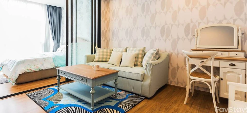 Condo for rent, Hasu Haus, fully furnished with built-in furniture Complete electrical appliances. Book now.