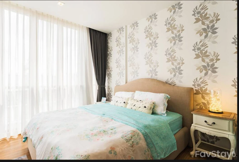 Condo for rent, Hasu Haus, fully furnished with built-in furniture Complete electrical appliances. Book now.