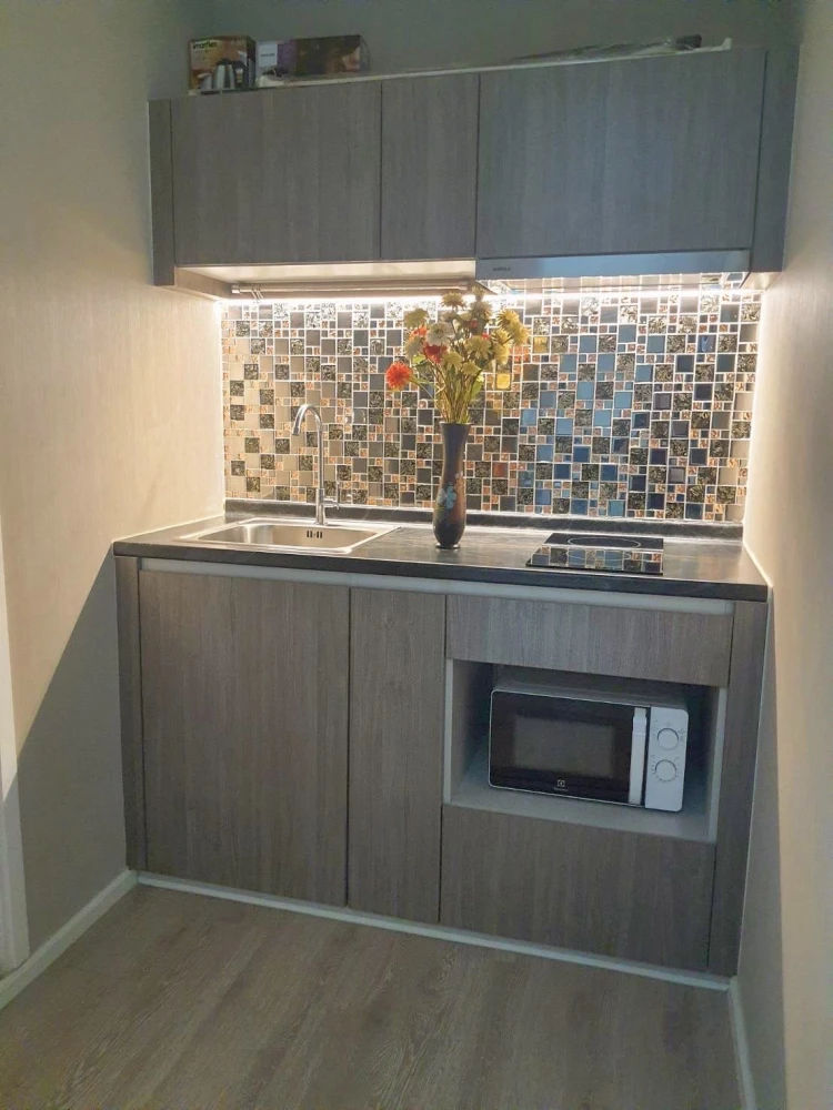 For rent!! Kensington Sukhumvit-Theparak Condo, 11th floor, Building B, fully furnished, ready to move in. Reserve now!!