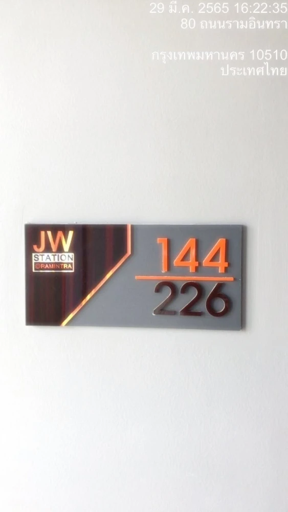 For rent!! Condo JW Station at Ramintra, 16th floor, beautiful room, ready to move in, good price, don't miss it, book now!!
