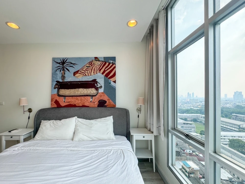 For rent!! Condo Centric Sathorn - Saint Louis, 22nd floor, beautiful room, good location, convenient transportation, don't miss, book now!!