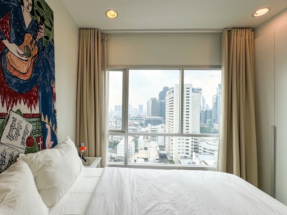 For rent!! Condo Centric Sathorn - Saint Louis, 22nd floor, beautiful room, good location, convenient transportation, don't miss, book now!!