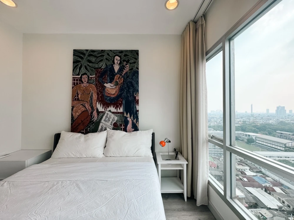 For rent!! Condo Centric Sathorn - Saint Louis, 22nd floor, beautiful room, good location, convenient transportation, don't miss, book now!!