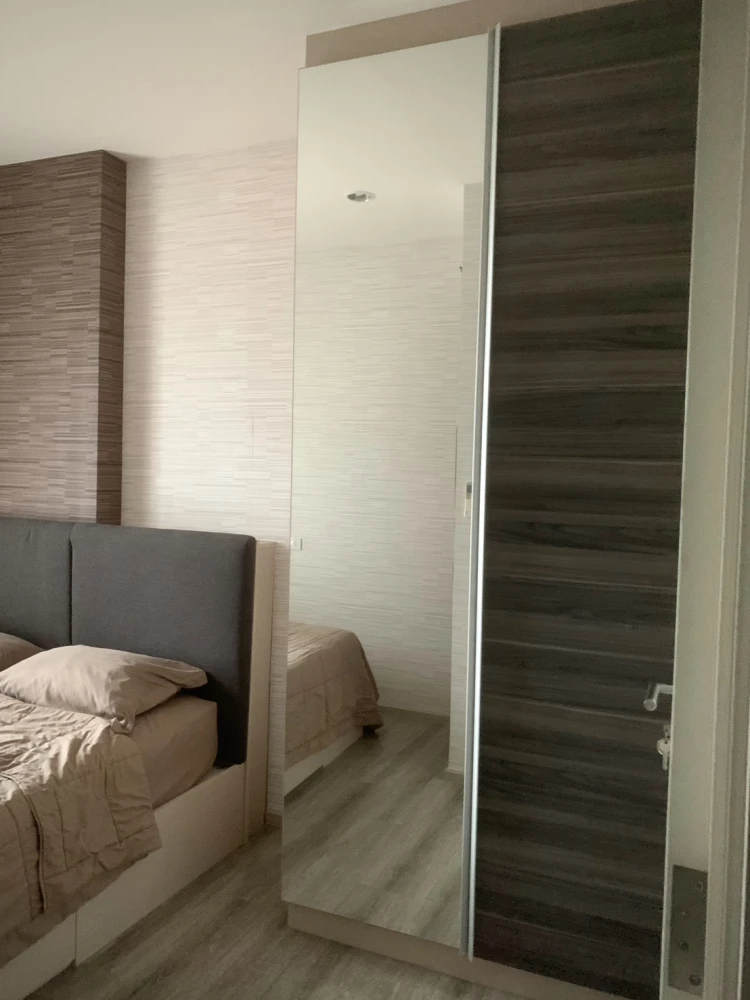Condo for rent, Centric Ari Station, decorated with wallpaper, 9th floor, nice to live in, just carry your bags and move in.