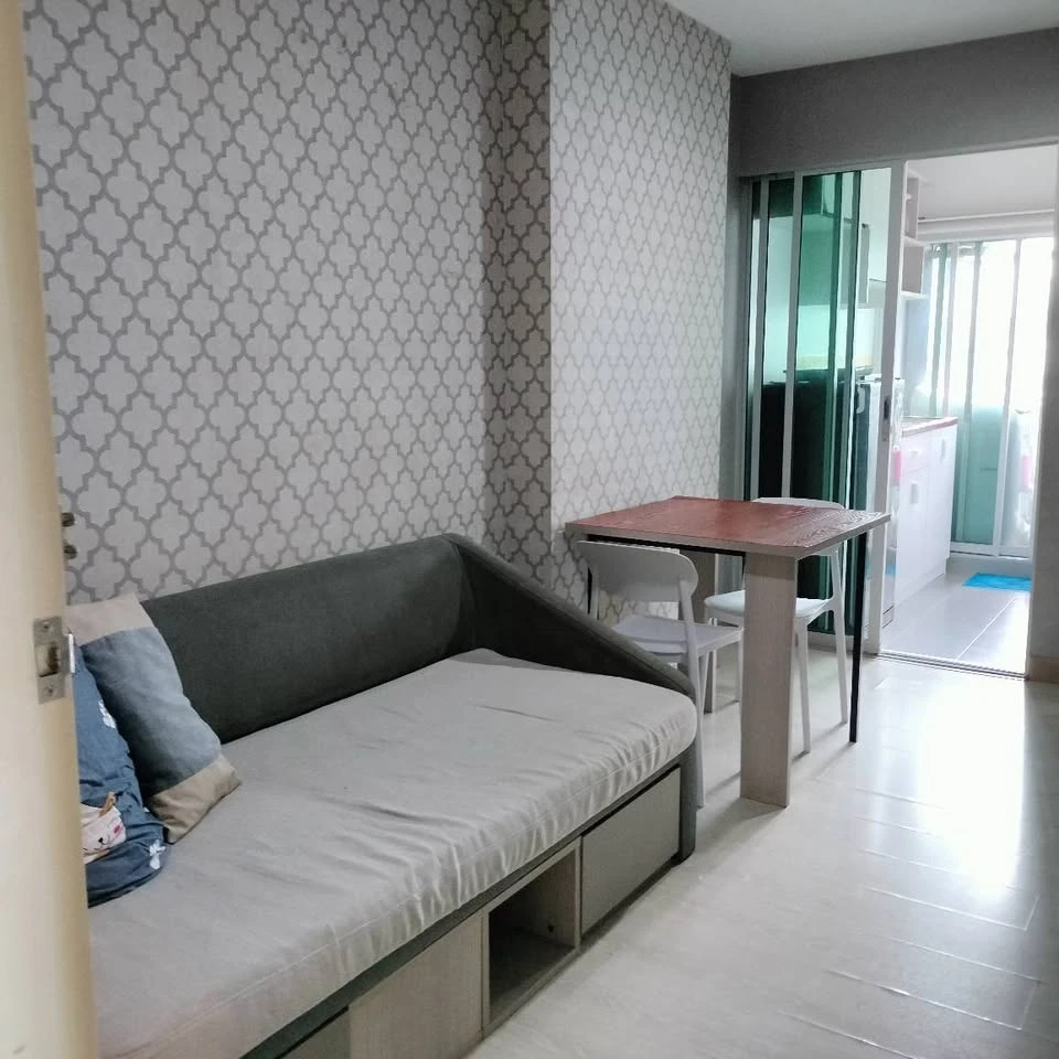 Condo for rent, The Kith Plus Sukhumvit 113, separated room Complete electrical appliances. Hurry up to reserve.