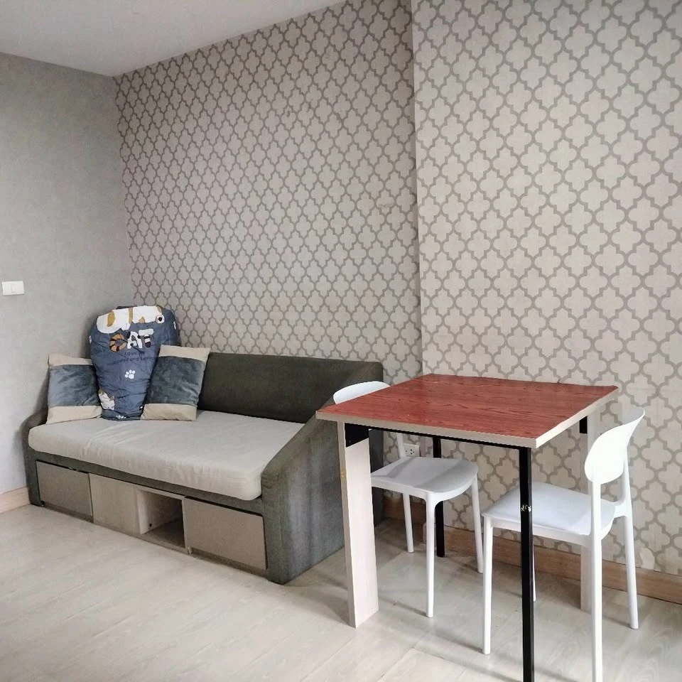 Condo for rent, The Kith Plus Sukhumvit 113, separated room Complete electrical appliances. Hurry up to reserve.