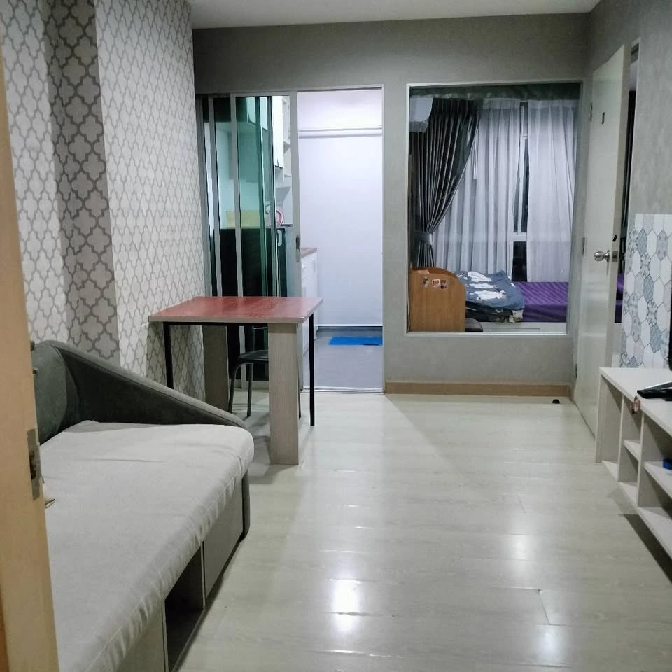 Condo for rent, The Kith Plus Sukhumvit 113, separated room Complete electrical appliances. Hurry up to reserve.