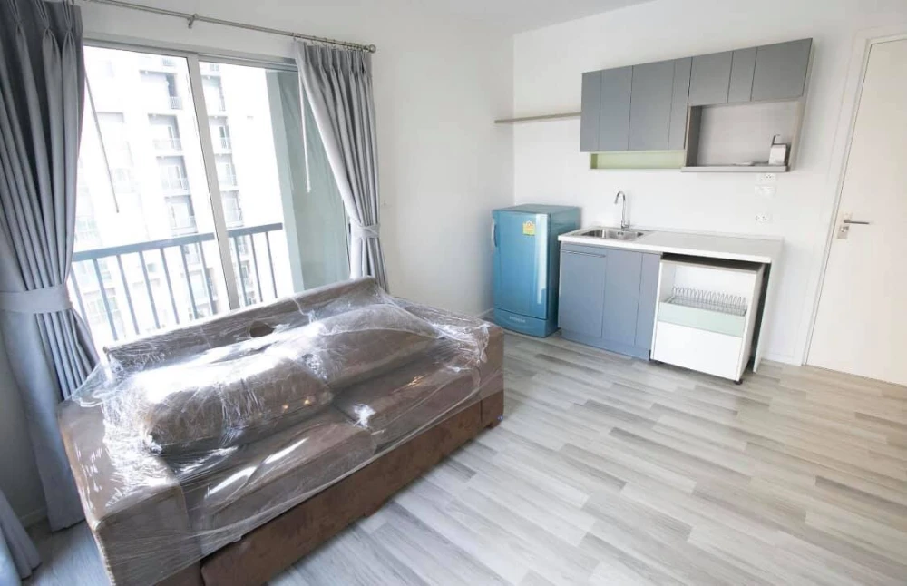 For rent!! Condo The Key Chaengwattana, 16th floor, Building A, corner room, beautifully decorated, complete in one place, don't miss it!!