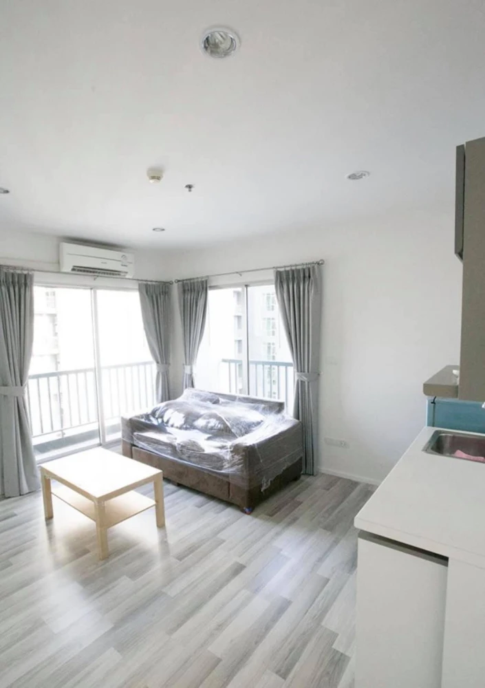For rent!! Condo The Key Chaengwattana, 16th floor, Building A, corner room, beautifully decorated, complete in one place, don't miss it!!