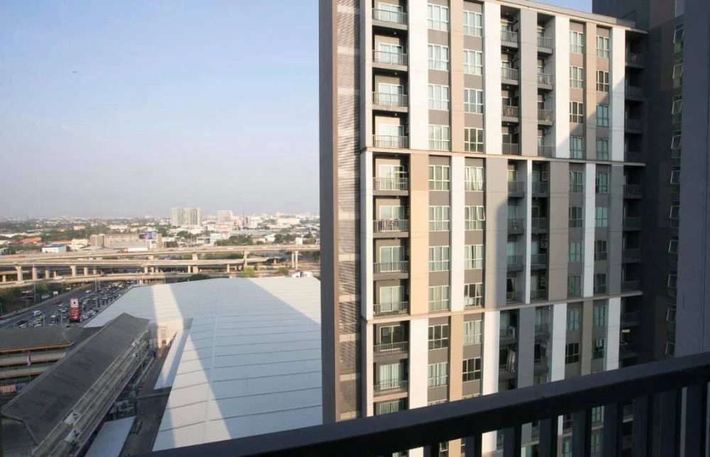 For rent!! Condo The Key Chaengwattana, 16th floor, Building A, corner room, beautifully decorated, complete in one place, don't miss it!!