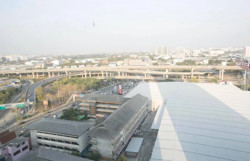 For rent!! Condo The Key Chaengwattana, 16th floor, Building A, corner room, beautifully decorated, complete in one place, don't miss it!!