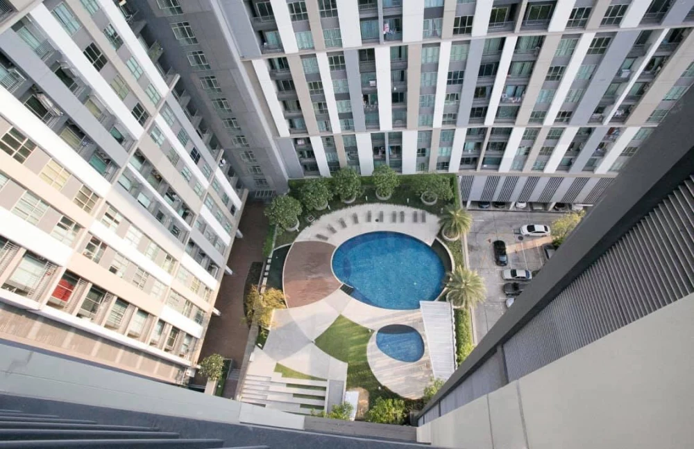 For rent!! Condo The Key Chaengwattana, 16th floor, Building A, corner room, beautifully decorated, complete in one place, don't miss it!!